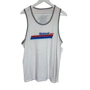 Vintage 80s 90s Natural Light "Natty Light" Beer Men's Tank Top, Size Large